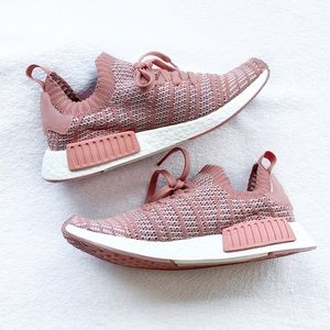 Adidas NMD_R1 STLT Primeknit Shoes Pink Size 8.5